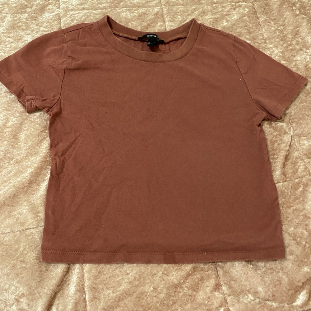 This is just a plain crop top